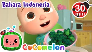 Ya Ya Lagu Suka Sayuran🥦🥕  CoComelon  Lagu Anak  Moonbug Kids Indonesia  Nursery Rhymes [upl. by Oniotna447]