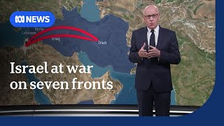 Israel at war on seven fronts after Iran strikes  ABC NEWS [upl. by Gilpin]