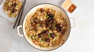 HibachiStyle Steak Fried Rice Recipe [upl. by Eendys]