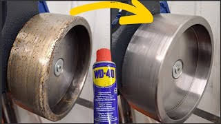 Removing Rust With WD40  Super Satisfying [upl. by Leribag]