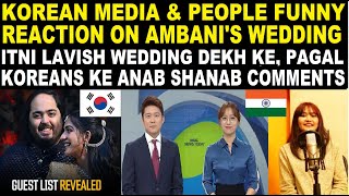 South Korean Media amp People Became Crazy After Knowing about Anant Ambanis Pre Wedding Ceremony [upl. by Bergstein339]