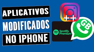 Apps Modificados Para iOS  Whatsapp e Instagram Modificado Para iphone [upl. by Fiedling]