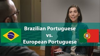 Brazilian Portuguese vs European Portuguese  Speaking Brazilian [upl. by Oos]