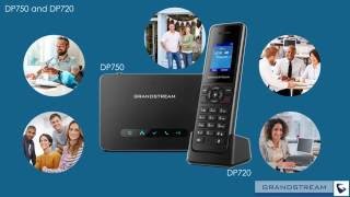 Grandstream DP750 and DP720 DECT IP Phone Solution [upl. by Heigho983]