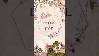 Special Wedding Invitation Video Editing  Wedding Invitation Video shorts [upl. by Nomyad]