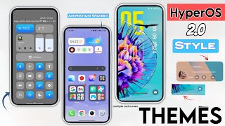 Xiaomi HyperOS  Miui 14 New Theme  Icon Pack  Depth Effect  Animation widget Install Now ✨ [upl. by Nosauq]