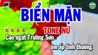 Karaoke Biển Mặn Tone Nữ Nhạc Sống Bolero Dễ Hát Nhất 2025  Cẩm Tiên Organ [upl. by Kciwdahc]