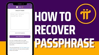 HOW TO RECOVER PI WALLET PASSPHRASE  STEPBYSTEP TUTORIAL [upl. by Ailugram]