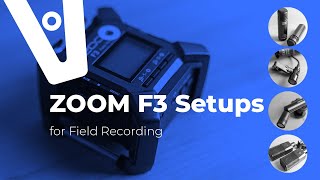 4 ZOOM F3 Setups lightweight and small for photo backpacks  English subtitles [upl. by Fleisig305]