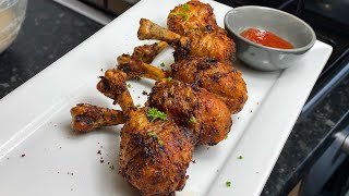 Lollipop chicken in the Airfryer If you have chicken at home use this recipeFast and tasty [upl. by Africah]