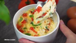 Microwave Omelette in a Mug Easy and Healthy [upl. by Dazhehs4]