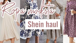 ROPA MODESTA  PARA VESTIR  PROBANDOME SHEIN HAUL 👗 [upl. by Arrim686]