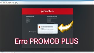 PROMOB PLUS ERRO ARQUIVO CORROMPIDO OU BLOQUEADO [upl. by Cr]