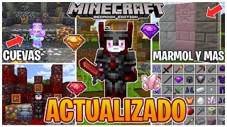 MAS MINERALES ARMADURAS para MINECRAFT PE 119  ORES ADDON para MINECRAFT BEDROCK  ORES MOD MCPE [upl. by Clorinda]