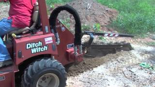 Ditch Witch RT40 Riding Trencher Demonstration [upl. by Abdul668]