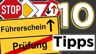 Fahrschule  10 Tipps für die Theorieprüfung  Praxis  so schafft ihr den Führerschein [upl. by Henrie779]