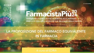 La proposizione del farmaco equivalente in farmacia [upl. by Dnaltiak983]