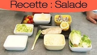 Réaliser une salade cesar digne dun chef [upl. by Kamaria]