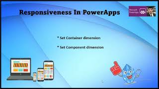 powerapps responsive design  create responsive powerapps [upl. by Cati]