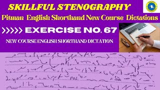 Pitman New Course English Shorthand Speed Dictation [upl. by Byrne194]