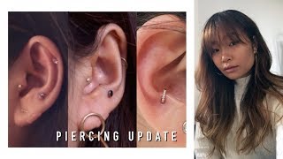 Helix amp AntiTragus Piercing Update and GETTING AN IMPROMPTU PIERCING  inspiroue [upl. by Ytsirhk21]