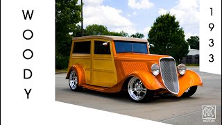 1933 Ford Woody Wagon Running Footage  Stock 137806 [upl. by Anavlis296]