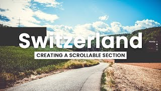 Creating a Scrollable Section using PagePilingjs  Fullpage Scrolling [upl. by Atalaya951]