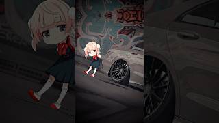 Wadada Dang 💥 „with the trend“ viral trend shorts anime shigure mercedes amg c63 [upl. by Alleciram]