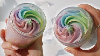 Wanna Make This  Whipped Rainbow Body Butter Recipe [upl. by Ttevi386]