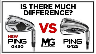 Ping G430 vs Ping G425  Iron Comparison [upl. by Annaed]