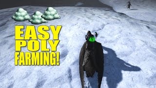 Easy Polymer Farming Pvp Tribe LifeThe Island  Ark Survival Evolved Ep7 [upl. by Katharine419]