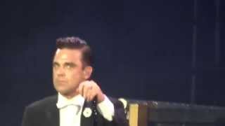 ROBBIE WILLIAMS  Minnie The Moocher  Manchester 29062014 [upl. by Leinadnhoj]