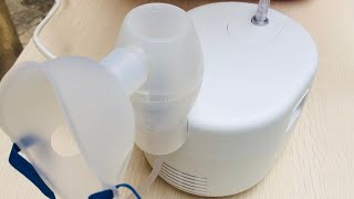 How Use Omron Compressor Nebulizer Kit  NEC106 Manual to Assemble  Operate Guide  Cleaning Tips [upl. by Chevy]