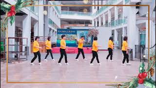 New Vacilon Cha Cha Cha  Line Dance  Demo by Rajawali Line Dance Club Palembang [upl. by Millan861]