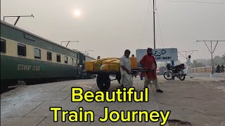 Train Journey Multan Railway StationMusa PakJaffar Express [upl. by Ibot]