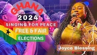 Joyce Blessings Stunning Performance at Ghana Singing for Peace [upl. by Sirehc]