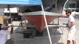 Docking By Control Bow Thruster Installation [upl. by Anirres]