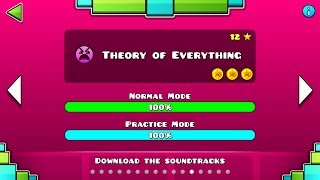 Geometry Dash  Level 12 Theory Of Everything All Coins [upl. by Rafa]