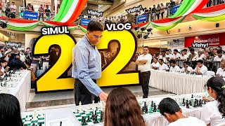 Vishy Anand takes on 22 Opponents Together [upl. by Von]