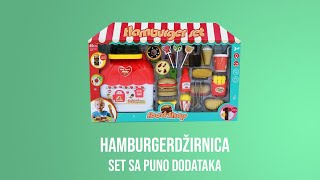 🍀 Hamburger Set igračka – Prodavnica Hamburgera 40 delova [upl. by Feodore]