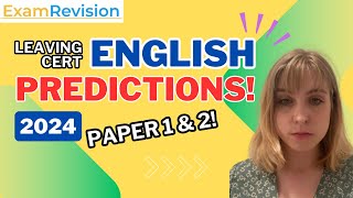 Leaving Cert English PREDICTIONS 2024 ✨ [upl. by Eimilb]