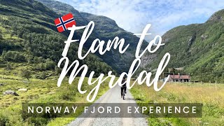 Flam to Myrdal Adventure The Ultimate Flåmsbana Train Ride amp Cycling Experience [upl. by Cynthia]