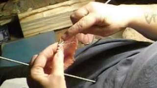 Knitting Socks On Four Needles Knitting vid Number 6 [upl. by Sanoy]