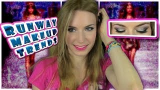 Fashion Show Makeup Trends 5 Spring Summer Catwalk Runway Makeup Trends Makeup Tutorial [upl. by Arelc]