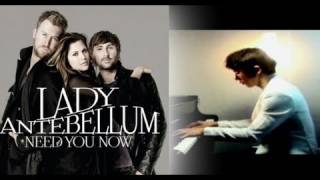 Need You Now  Lady Antebellum Yoonha Hwang Piano Acoustic Cover  Music Video with lyrics [upl. by Lekzehcey967]