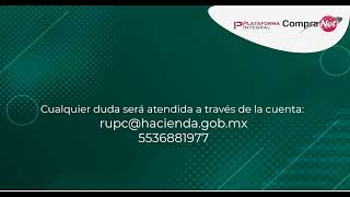 1 Registro de personas físicas y morales nacionales en la Plataforma Integral CompraNet [upl. by Assecnirp396]