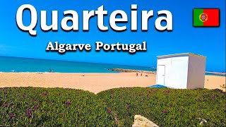 Quarteira Algarve Portugal Walking tour  4K Ultra HD New 2024 [upl. by Cottle]