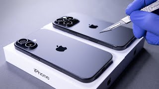 iPhone 16 VS iPhone 16 Pro unboxing and Camera Test  ASMR [upl. by Llertnom]