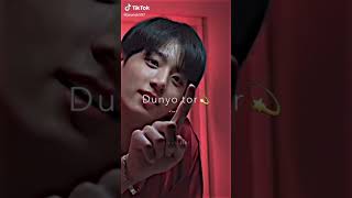 Dunyo tor sensiz👀❤️‍🩹 rekkkkk jungkook Diyorampg [upl. by Aleakam]