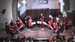 Astor Piazzolla Libertango Fricelli Cello Ensemble [upl. by Nimzzaj643]